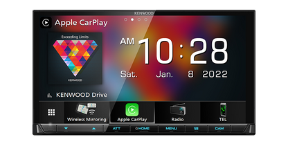 Kenwood DMX8521S 7 Inch Wireless Apple CarPlay & Android Auto Head Unit