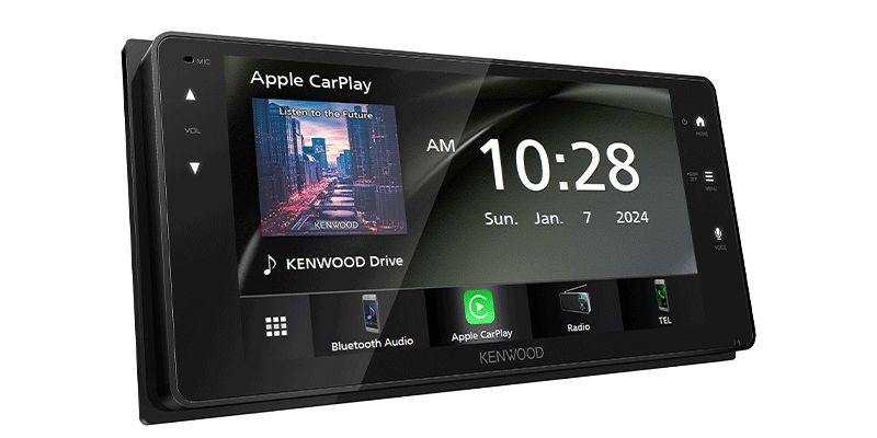 Kenwood DMX723WS 6.8 Inch 200mm Wireless Apple CarPlay & Android Auto Head Unit